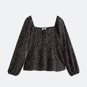 Polka Dot Long Sleeve Women's blouse